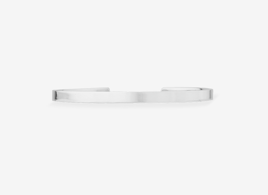 Form Bracelet 03 -  Anvil Cuff, Sterling Silver, also available in 9ct gold