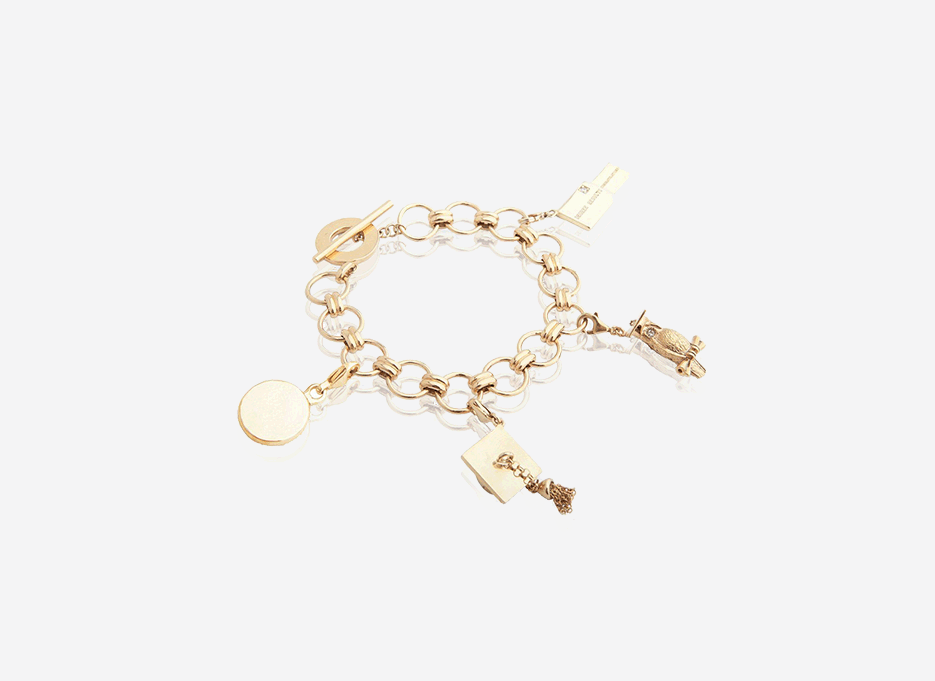 Mia Bracelet, 18ct Yellow Gold Plated Sterling Silver