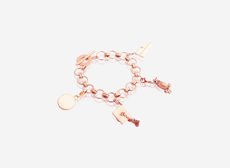 Mia Bracelet, 18ct Rose Gold Plated Sterling Silver