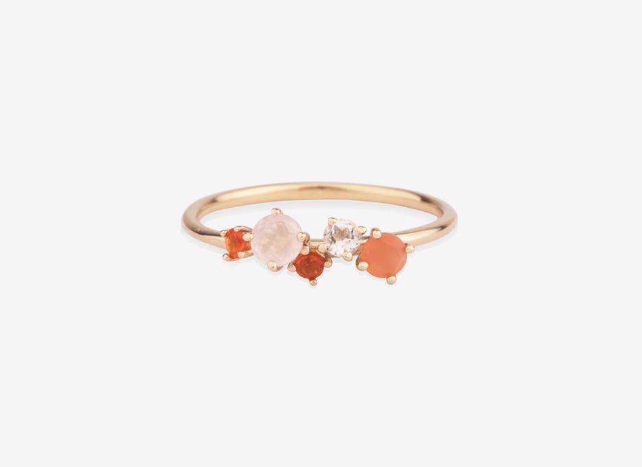 Wildflowers in Bloom I Ring, 9ct Gold